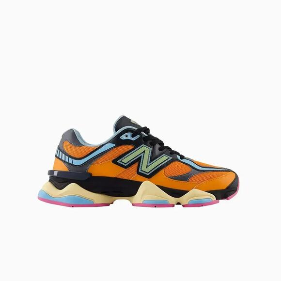 NEW BALANCE MEN\'S 12 ORANGE BLACK LIFESTYLE RUNNING SHOES 9060 NIB main image 4